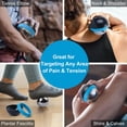 thumbnail image 3 of Bola De Masaje Frío MEDLOT Azul Claro Juego De 2 Para Alivio Muscular Corporal, 3 of 8