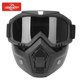 thumbnail image 4 of Máscara de motocicleta Gafas HD con filtro de boca para casco abierto Motocicleta Protector de ojos de campo traviesa oso de fresa  Hogar, 4 of 4