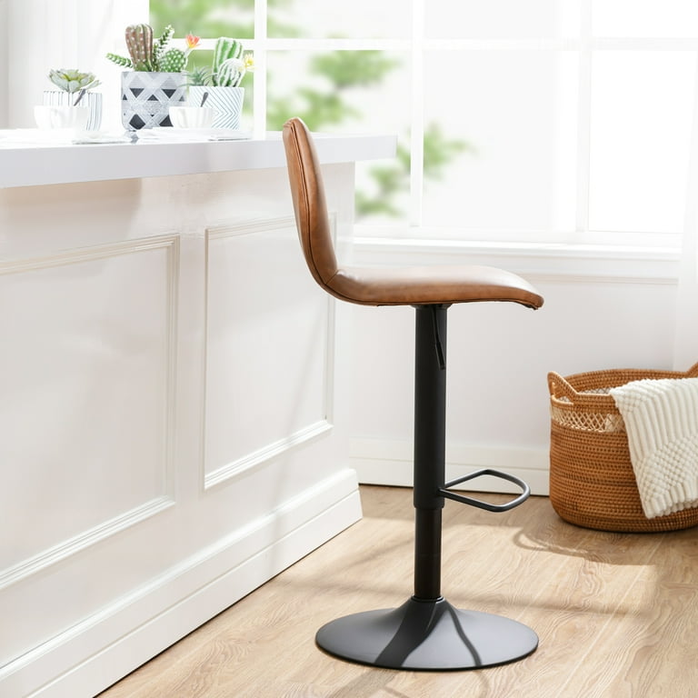 ACEssentials Waverly Bar Stool with Adjustable Height Distressed