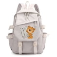 thumbnail image 3 of 26 English Letters Backpack Student Girls School Backpack Bookbag Cosplay Canvas Children Kid Travel Bag Back To School, 3 of 5