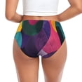 thumbnail image 3 of Womens Underwear Vibrant Abstract Flow Cuteness No Show Seamless Underwear for Women, Soft Stretch Women's Panties, Hipster Ladies Panties Bikini Underwear Briefs, 3 of 6