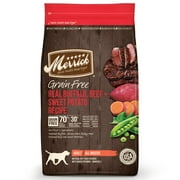 Merrick Grain-Free Real Buffalo, Beef & Sweet Potato Recipe Dry Dog Food, 22 Lb