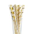 thumbnail image 5 of 25pcs/Set Disposable Paper Straws Creative Glitter Drinking Straw Fashion Birthday Party Supplies Mix Stripes Rietjes Tableware, 5 of 5