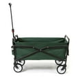 thumbnail image 6 of Seina Heavy Duty Compact Folding 150lb Capacity Outdoor Utility Cart, Green, 6 of 11