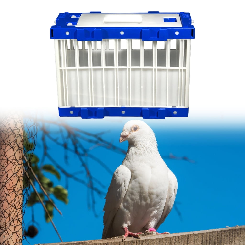 Spliceable Plastic Bird Cage For Small Birds Outdoor Training Pigeons Parrots