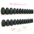 thumbnail image 2 of Black Starlight Nothing But Sparkle Glitter Ballerina Press-On Nails - 24 Pieces - Artificial Nail Kit, 2 of 3