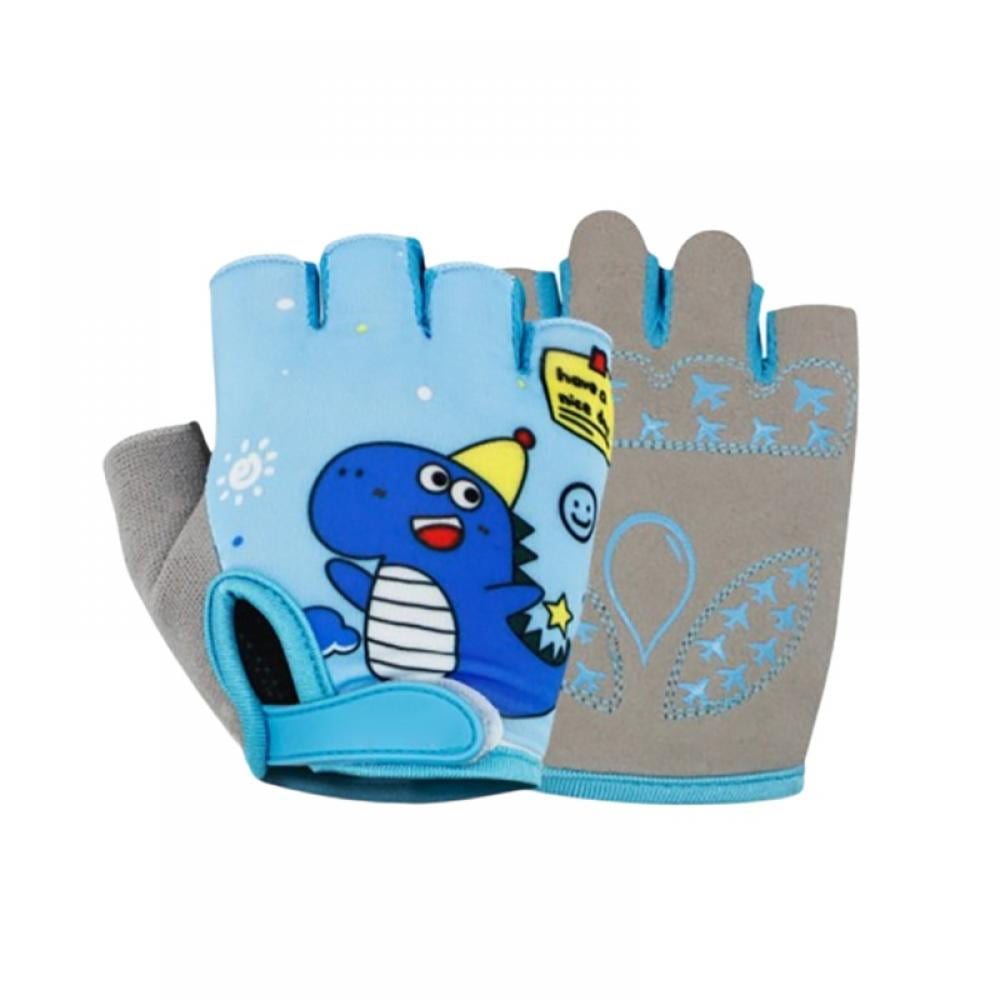 Kids Half Long Finger Climbing Gloves for Age 110 Boys Girls