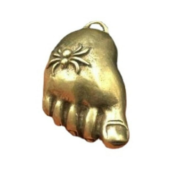 Pure Copper Small happy Feet Gift Figurines Statues Art Rare Chinese Collection