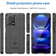 thumbnail image 2 of for Xiaomi Redmi Note 12 Pro+ Case, Heavy Duty Shockproof Slim Protection Phone Case Support Wireless Charging Cover for Xiaomi Redmi Note 12 Pro Plus HD Black, 2 of 8