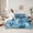 Navy, variant on Homewish Cartoon Ocean Shark Twin Bedding Sets 7-Piece, Underwater World Bedding Comforter Set, Teens Kids Girls Boys Reversible Sheet Sets, Breathable Home Decor