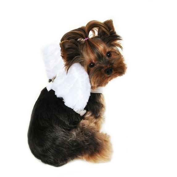Holiday Pet Apparel SimplyDog Angel T-Strap Dog Harness, White