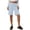 AK11-Blue, variant on Lumtrix Womens High Waisted Bermuda Long Shorts Stripped With Pocket Workout Wide Leg Loose Knee Length Shorts Short Pants Beige M