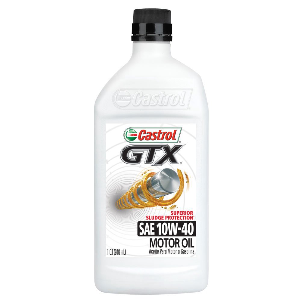 Castrol 6146 GTX 10W40 Motor Oil 1 Quart Bottles 6 PackCastrol GTX