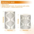 thumbnail image 6 of Yayeee Flameless Candles with Remote Flickering Battery Operated Multi Color Changing, Light Gray Pattern, 6 of 7