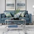 thumbnail image 4 of Evelyn&Zoe Modern/Contemporary 32" Wide Satin Nickel Coffee Table, 4 of 7