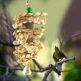 thumbnail image 6 of Parrot Chewing Toys Bird Nest Hanging Toys Bird Cockatiel Parakeet Corn Husk Wood, 6 of 8