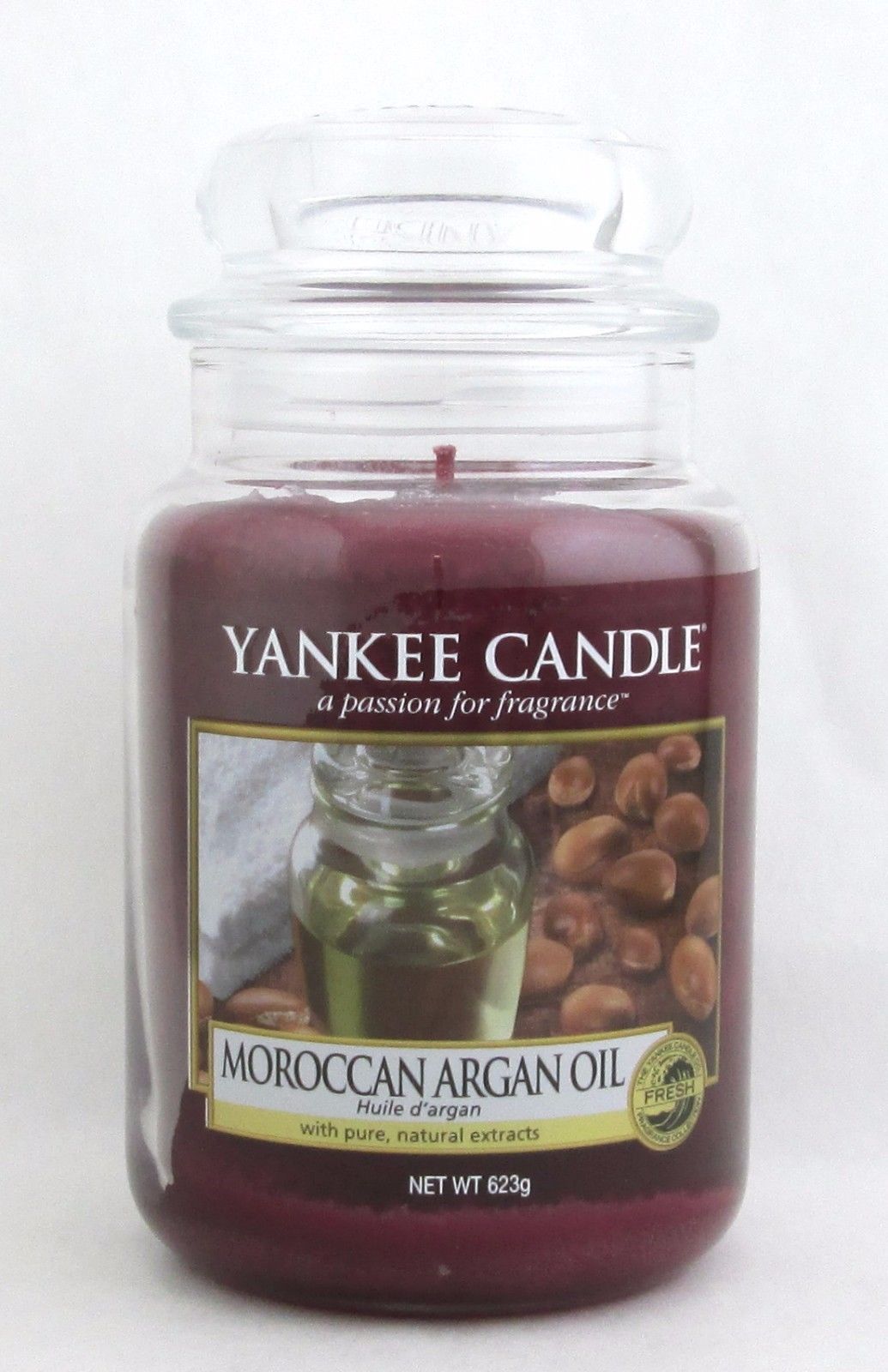 Yankee Candle Scented Large Jar Candle Moroccan Argan Oil with pure