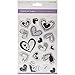 thumbnail image 3 of Multicraft Crystal Foil Stickers-Hearts Black, 3 of 3