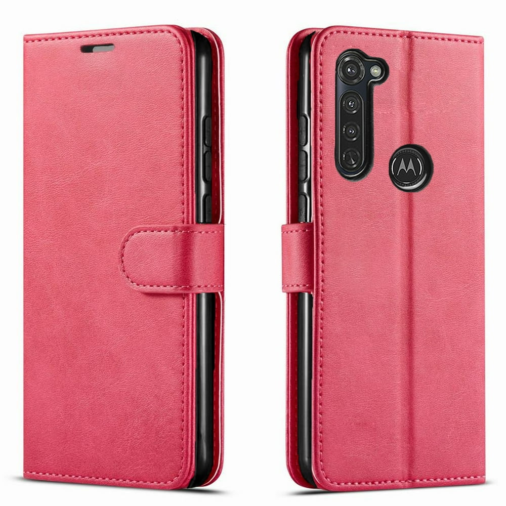 Motorola Moto G Stylus 2020 Case, Premium Leather Wallet
