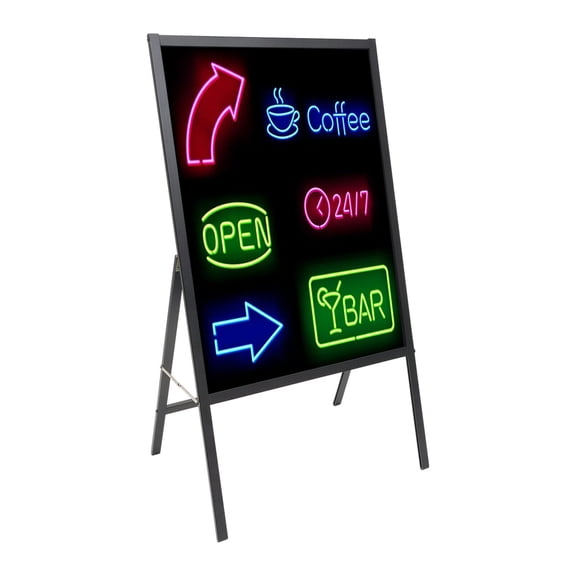 8 Fluorescent Markers LED Message Writing Board DIY Menu Sign Board with Remote