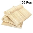 thumbnail image 2 of NUOLUX Disposable Wood Wooden Party Folk Polystyrene Picnic Fork Camping Spoons Takeout Cutlery Kits Silverware Duty Heavy, 2 of 6