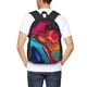 thumbnail image 4 of Disketp Colorful Abstract Swirls Mochila Minimalista de Gran Capacidad, Mochila de Viaje para Escuela, Trabajo o Uso Diario, 4 of 6