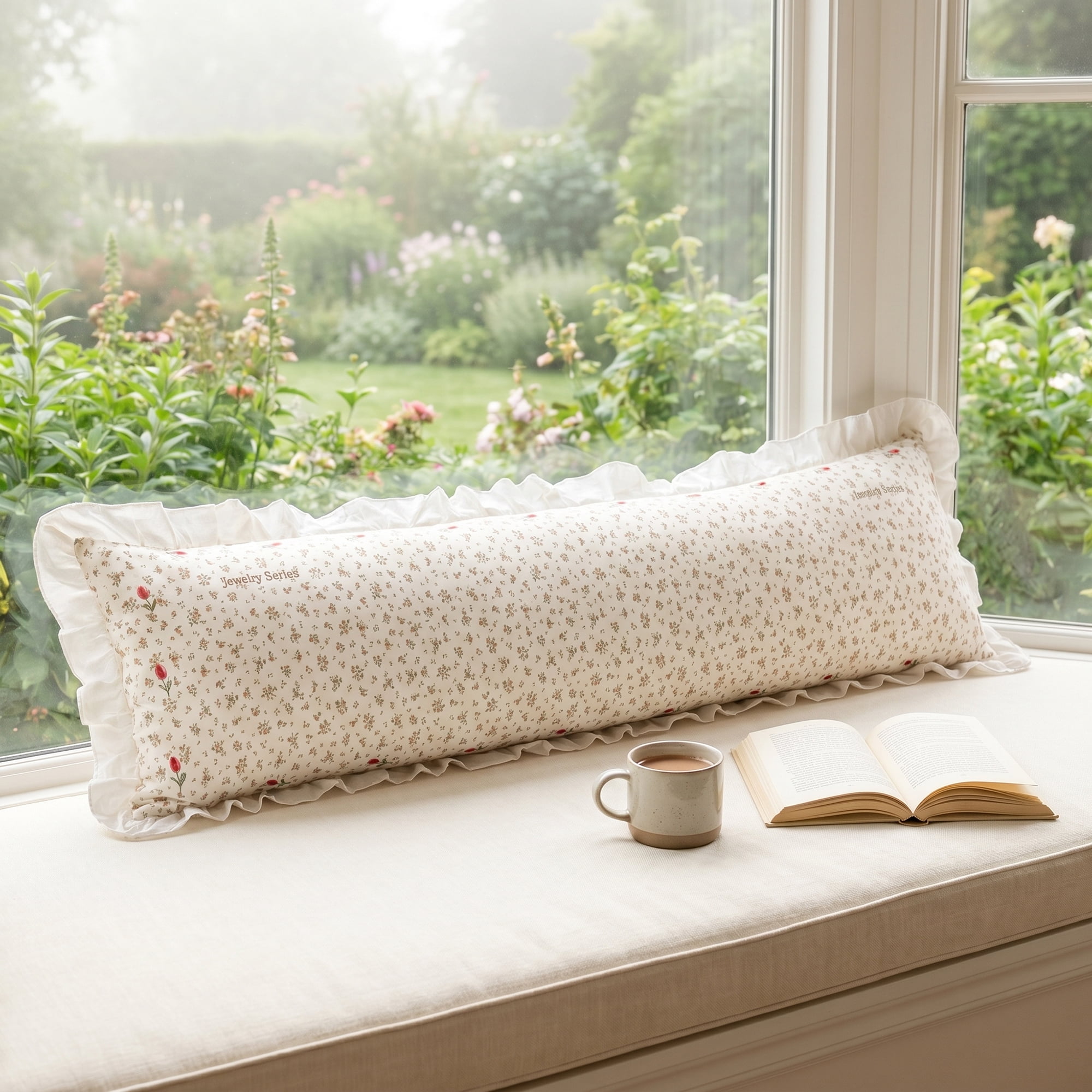 Unique Bargains Soft Cooling Polyester Breathable Pillowcase Cover 20"x48" Beige B