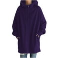 thumbnail image 6 of FNFYFH Plus Size Zipper Hoodies for Women Drawstring Long Sleeve Workout Hooded 2025 Fleece Sports Coats with Pockets Loose Fit Causal Athletic Hoodie S-5XL Clearance Deals Today, 6 of 8