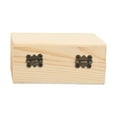 thumbnail image 3 of Caja de Almacenamiento de Joyería de Pino Hebilla Caja de Almacenamiento de Joyería Antipolvo Caja de Almacenamiento de Tarjetas Postal, 3 of 11