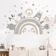 thumbnail image 1 of Un conjunto de pegatinas de pared de arcoíris, animales, estrellas, pegatinas de pared, Colorf, 1 of 5