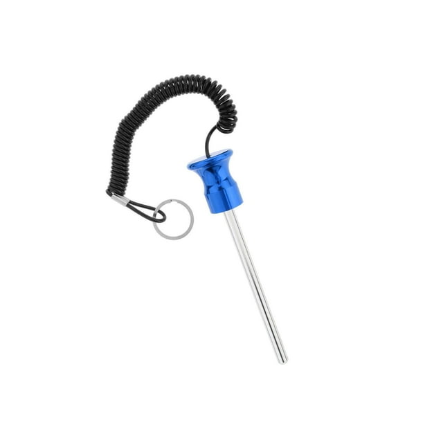 Magnetic Weight Stack Pin with Pull Rope crossover machine loading pin for Replacement Parts 8x125mm Blue