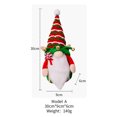 thumbnail image 2 of Juguete de gnomo enano de Navidad Gnomos de peluche hechos a mano para decoración navideña (niño) JShteea Libre de BPA, 2 of 9