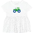 thumbnail image 3 of Inktastic Cute Green Tractor Girls Baby Dress, 3 of 5