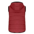 thumbnail image 5 of larppty Womens Puffer Vest Sleeveless Casual Loose Fit Winter Warm Lightweight Stand Collar Down Jacket Coats Outwear (Red, M), 5 of 9