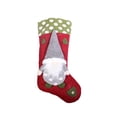 thumbnail image 1 of Cateissary Calcetín de Navidad hogar interesante decoración colgante Adorable bolsa de regalo de Navidad suministros de fiesta bolsa de paquete de dulces Kits de decoración para fiestas Gnomo gris Cateissary HA069756-03, 1 of 6