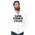 thumbnail image 5 of Funny Dad Gone Fishing Hunting Season Zip Hoodie Sweatshirt Men Brisco Brands X, 5 of 5