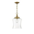 thumbnail image 5 of Trade Winds Lighting 1-Light Pendant Light In Natural Brass, 5 of 6