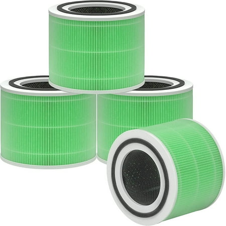 

Core 300 Rf Tx replacement filter compatible with Levoit Core 300 filter and Core 300S P350 air purifier H13 True Hepa 3-in-1 filters pack of 2 units