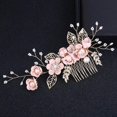 thumbnail image 3 of Accesorios para el Cabello WEIHJMXG Peineta de Novia 4 Piezas Rosa, 3 of 4