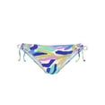 thumbnail image 4 of LASCANA Women's Brushstroke Print Classic Bikini Swimsuit Bottom Ties, 4 of 5