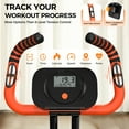 thumbnail image 5 of 4-in-1 Exercise Bike, Foldable Stationary Bike, Tri-Position Indoor Cycling Bike with 8-Level Resistance, Arm Resistance Bands, Pulse Sensor & Back Support Cushion for Home Gym Workout, 5 of 5