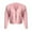 #0112-Pink, variant on Uootdi Cardigan Sweaters for Women Long Sleeve for Women Lightweight Solid Color Open Gift Front Knitted Tops Hollow Out Shrug S
