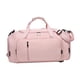 thumbnail image 2 of Bolsa de viaje de lona, ​​bolso de mano, portátil, para viajes de negocios, gran capacidad, para el hombro Rosa, 2 of 9
