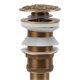 thumbnail image 3 of Bouchon de vidange escamotable en laiton, facile à installer, universel, pour lavabo, lavabo, meuble-lavabo, sans trop-plein, 3 of 4
