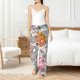 thumbnail image 4 of Balery Skull and Flowers Pantalones de pijama para mujer, pijamas ultraligeros, pantalones de estar por casa-XX-Large, 4 of 6