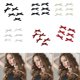 thumbnail image 2 of 6 pieces Bowknot Shape Hairpin for Sweet Girls Cute Sweet Style Charm Hair Barrettes Aesthetics Cloth Hair Accessories, 2 of 4