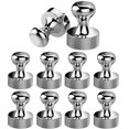thumbnail image 1 of 10PCS Strong Refrigerator Magnets Powerful Grip, Easy To Remove, Holds 4 Kilos, Space Saving, Wide Range Of Applications,  Plated  For  Board Whiteboard Fridge, 1 of 8