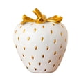 thumbnail image 1 of Figura de fruta de Beller dura - Estatua de Stroberry - Escultura de modelo de fruta de regalo como Oro blanco, 1 of 9