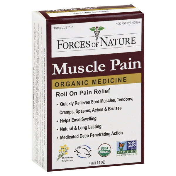 Forces Of Nature Homeopathic Muscle Pain Management Rollerball, 4 Ml