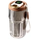 thumbnail image 1 of Taza de café de acero inoxidable 316 con indicador de temperatura | Taza de viaje térmica antigoteo de 450 ml | Vaso portátil con asa de cuerda para beber directamente | Mantiene las bebidas, 1 of 1